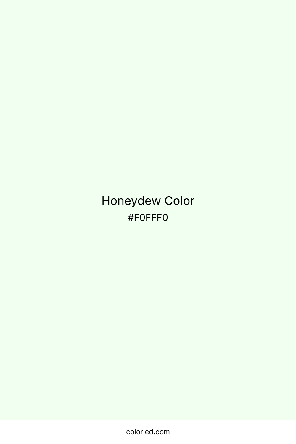 Honeydew Color