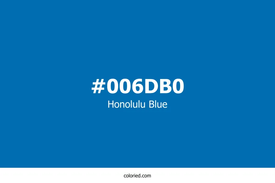Honolulu Blue Color