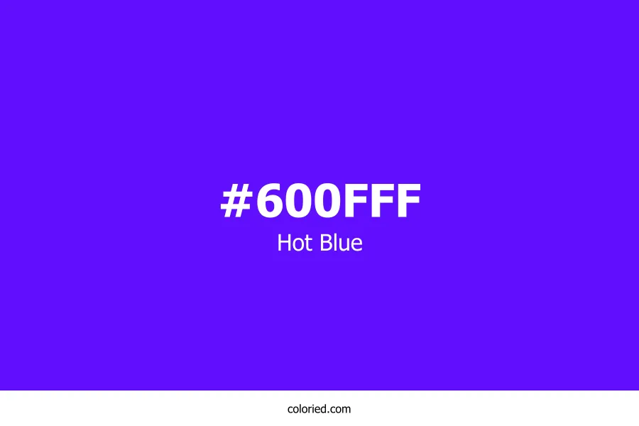 Hot Blue Color