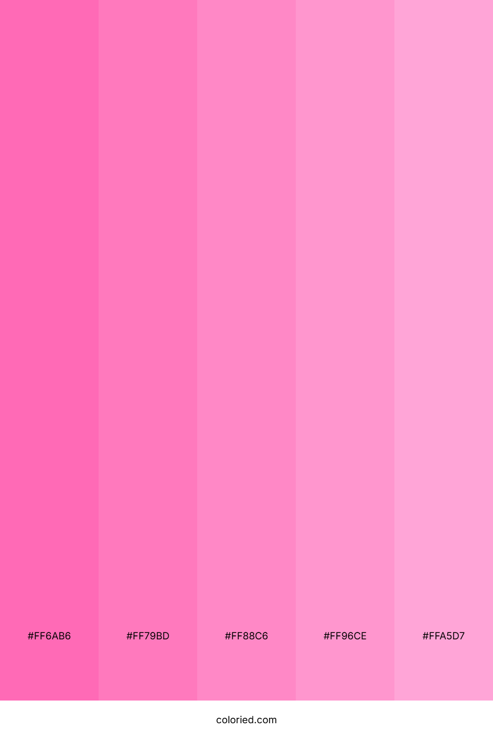 Hot Pink And Light Pink Color Palette