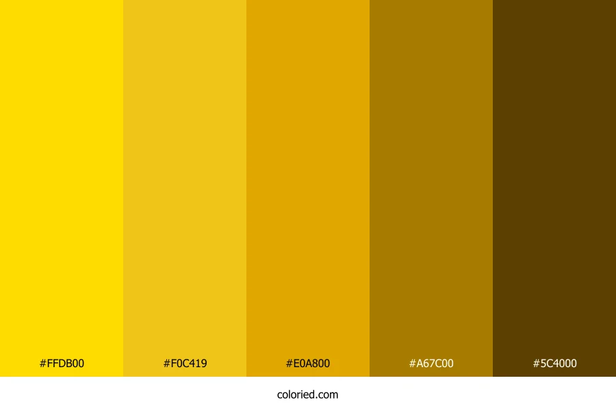 Hufflepuff Color Palette