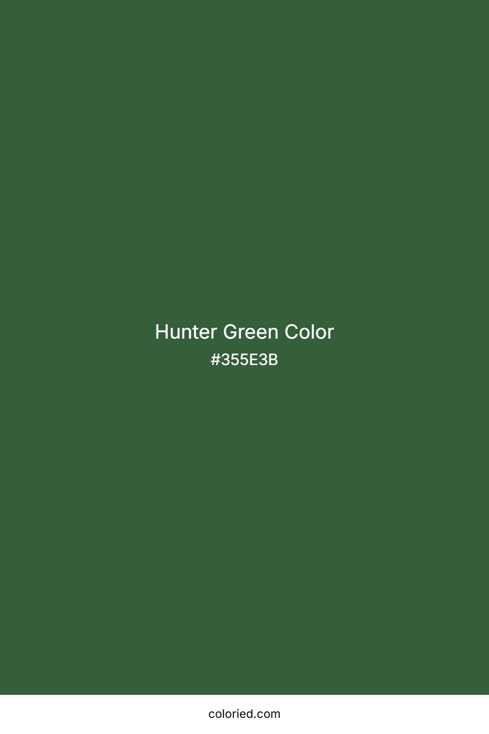 Hunter Green Color
