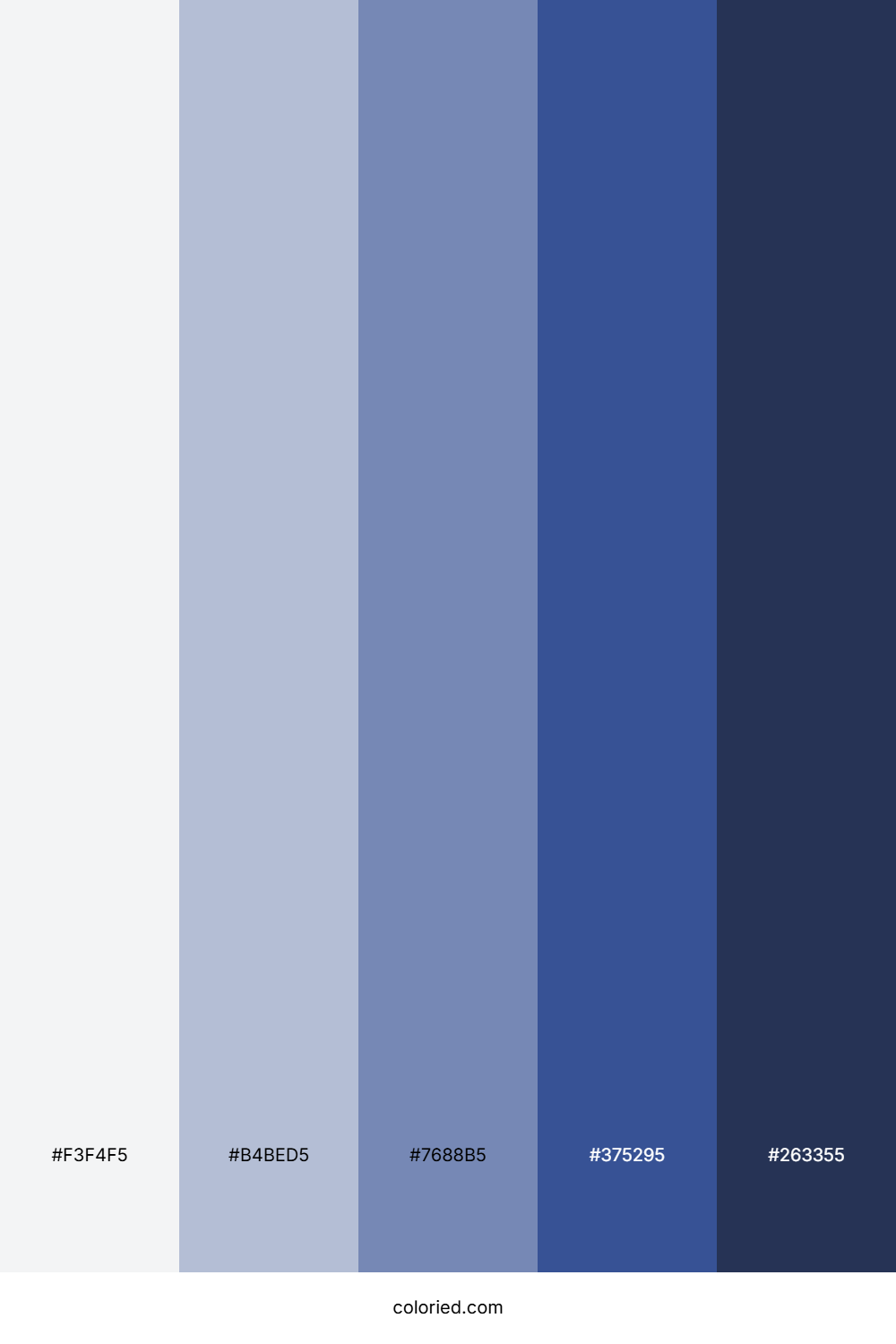Ice And Indigo Color Palette