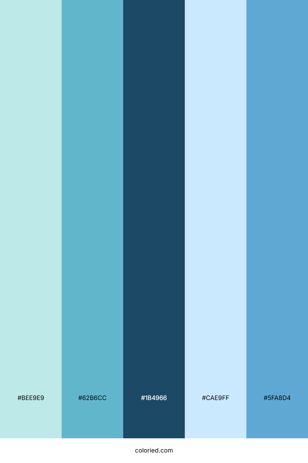 Ice Blue Glacier Palette