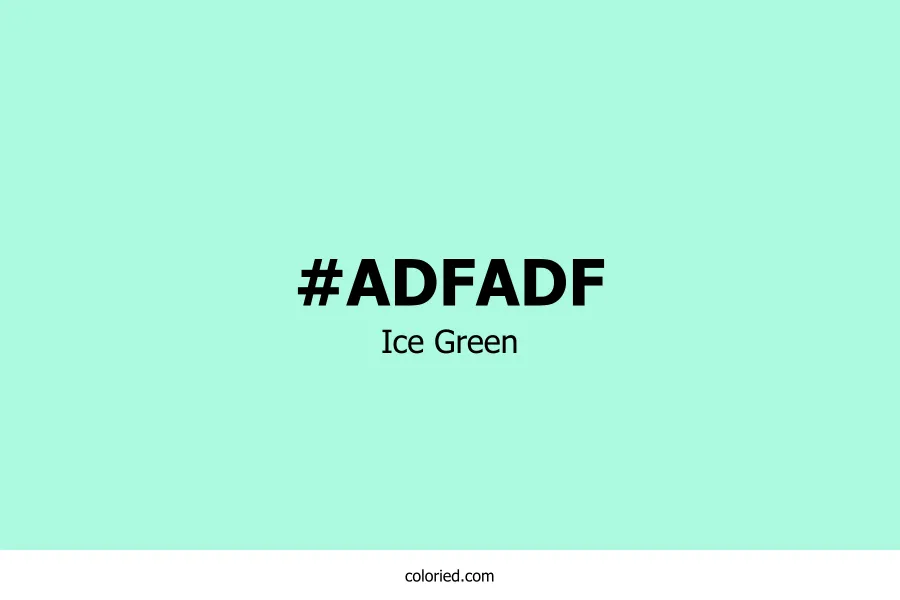 Ice Green Color