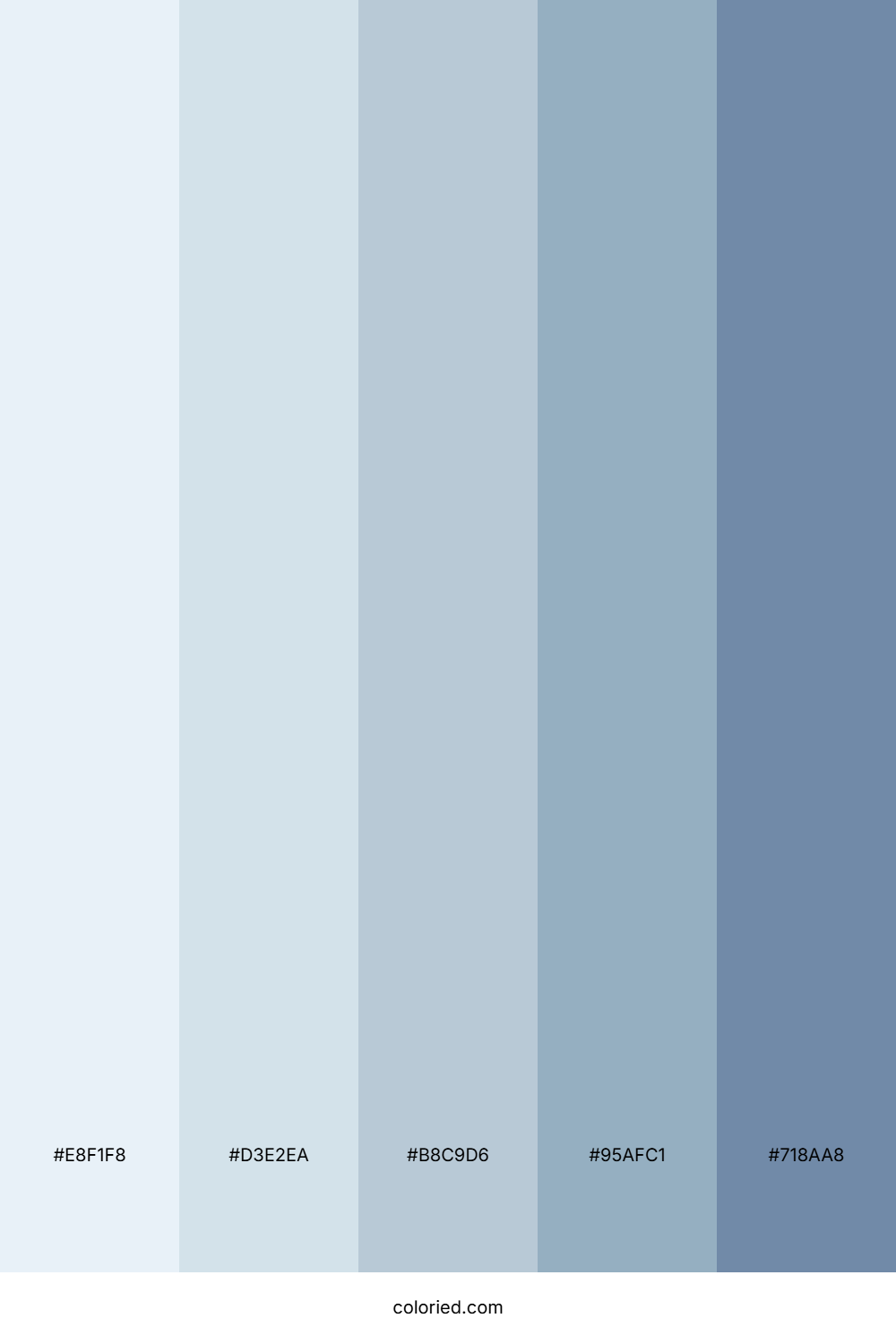 Ice Grey Color Palette