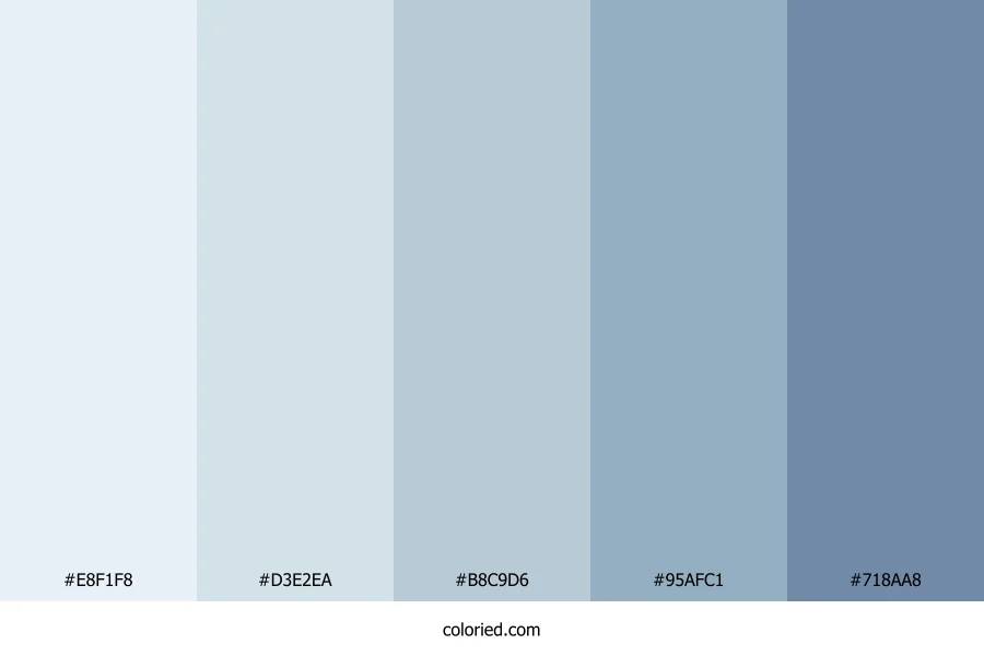 Ice Grey Color Palette