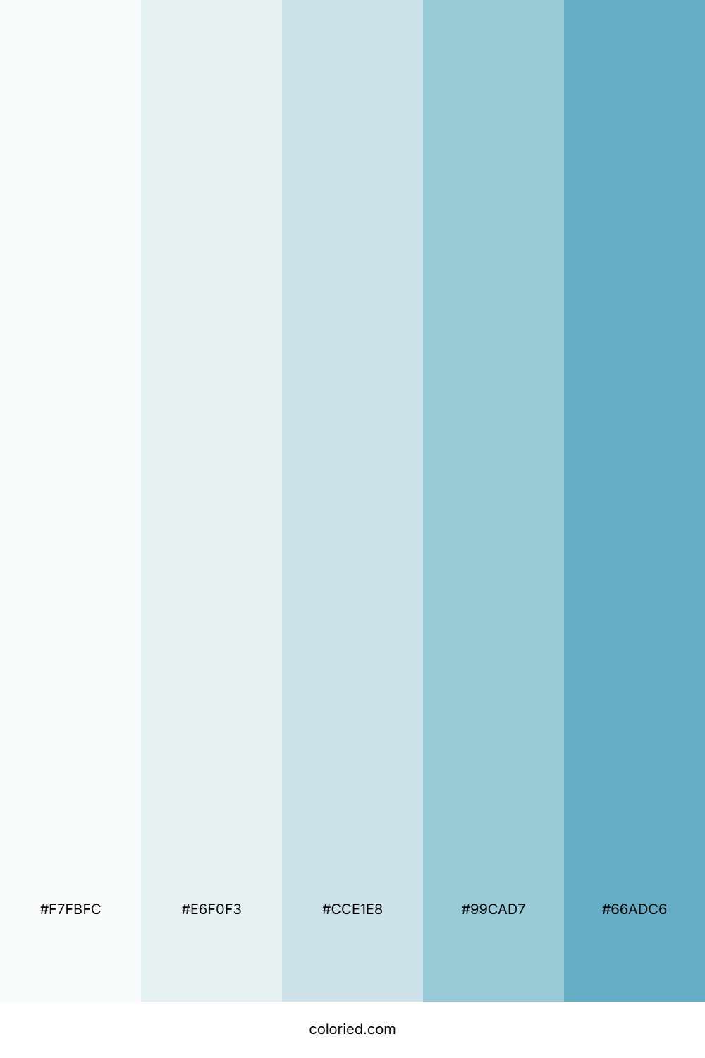 Ice White Color Palette