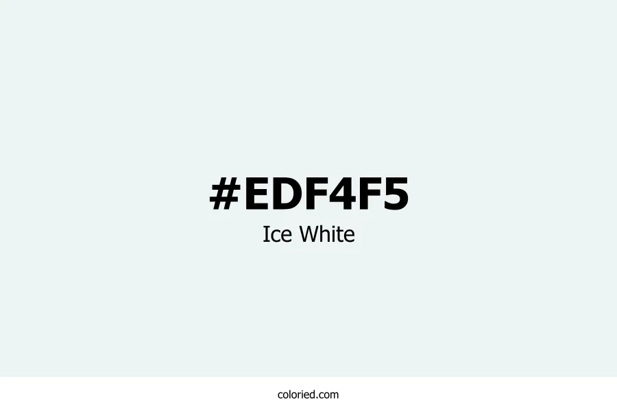 Ice White Color