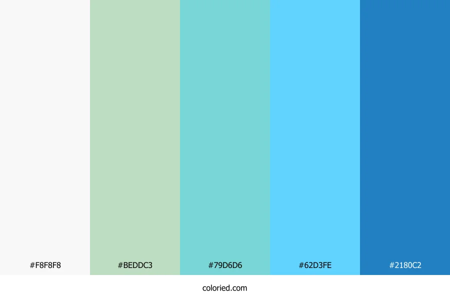 Icy Lagoon Breeze Color Palette