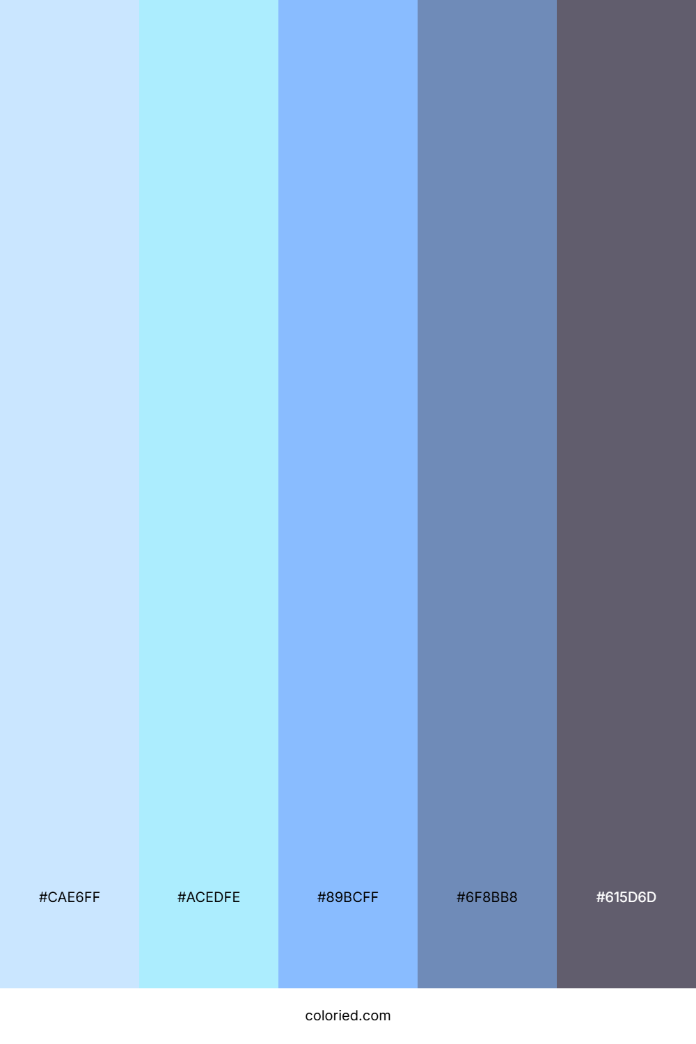 Icy Sky Reflection Palette