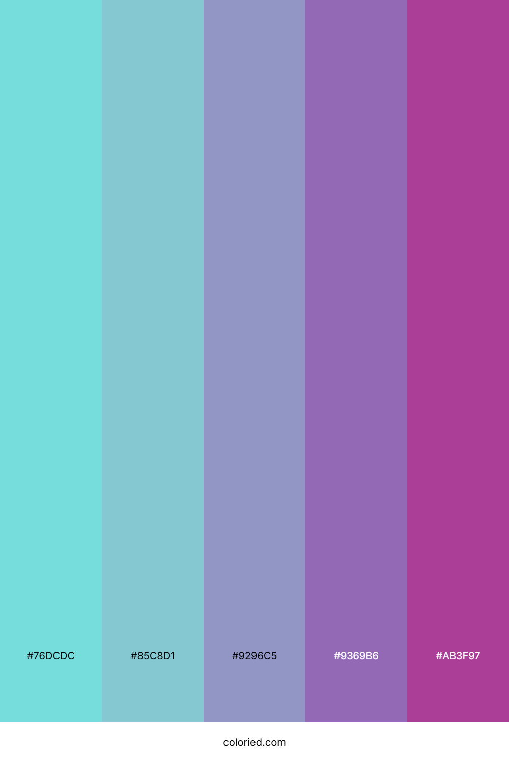 Icy Violet Pulse Palette