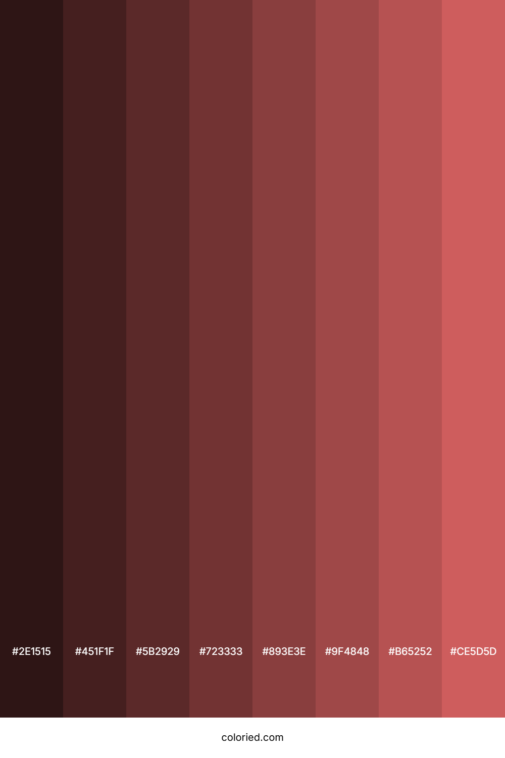 Indian Red Color Shades
