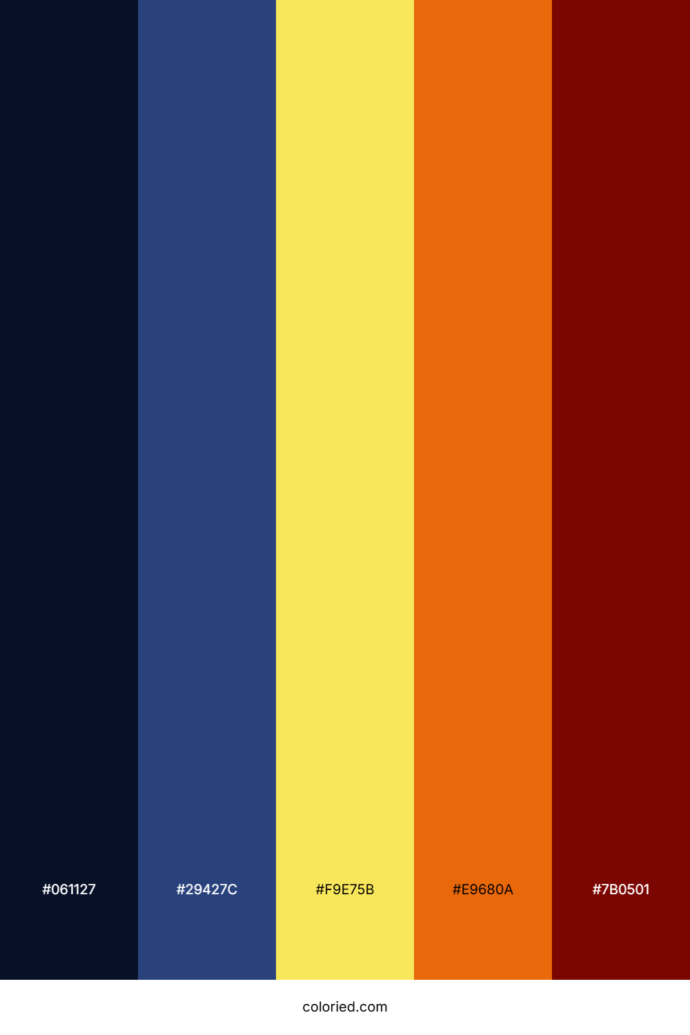 Indigo Gold Ember Color Palette