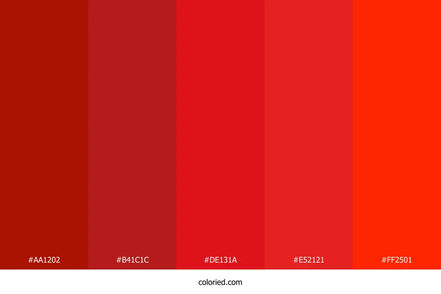 Infernal Blood Pact Color Palette