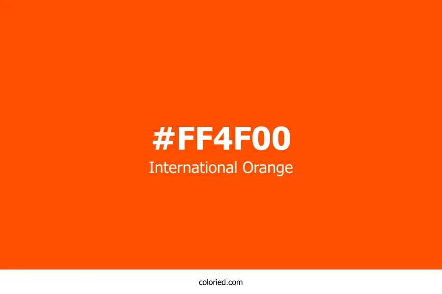 International Orange Color