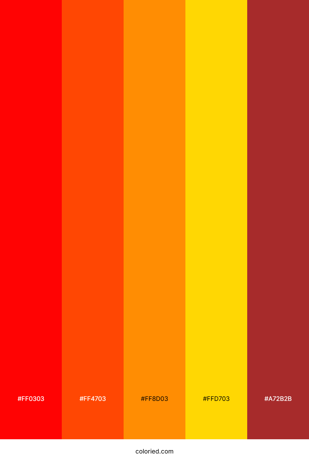 Iron Man Color Palette