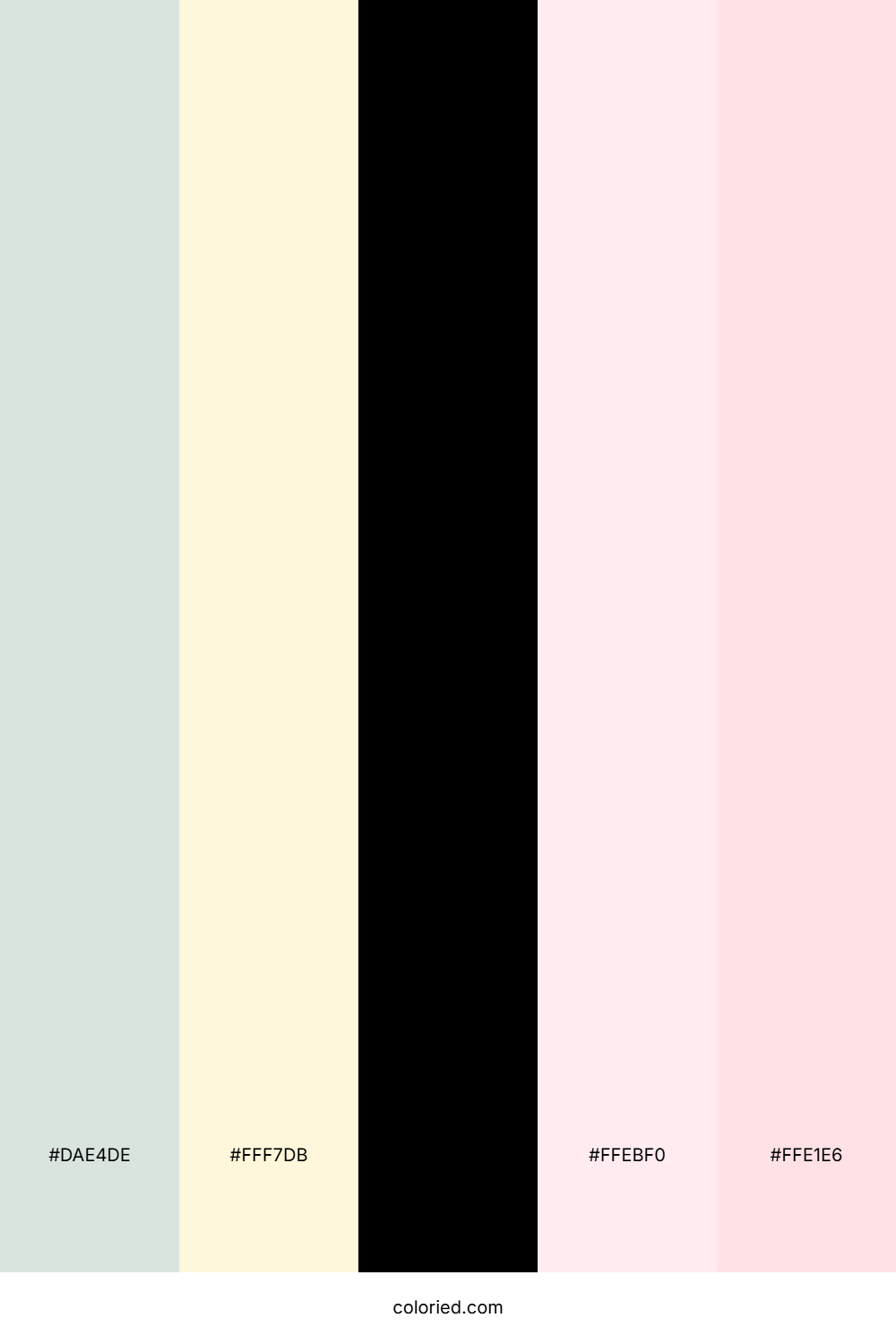 Ivory and Soft Pink Color Palette
