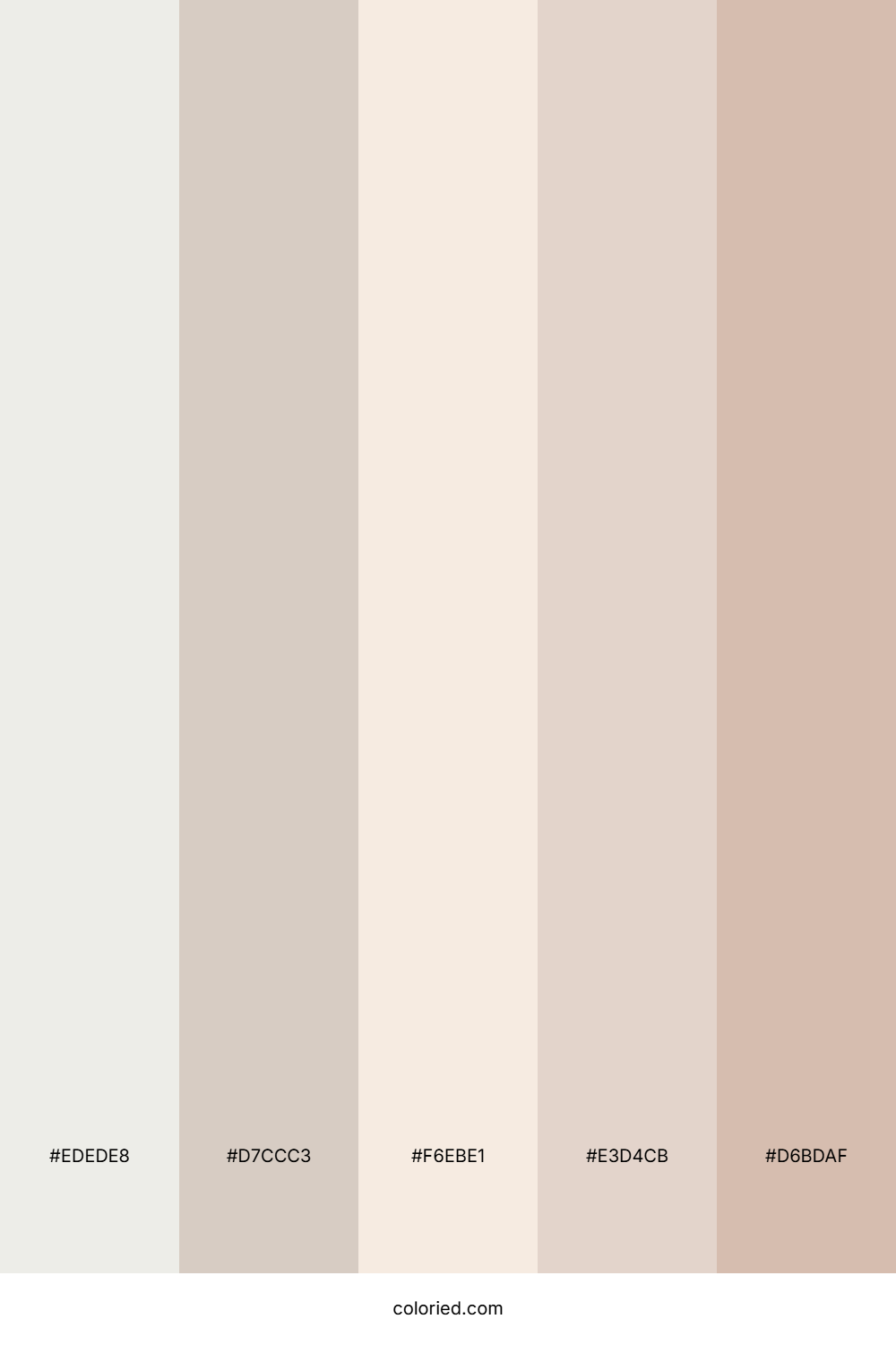 Ivory Linen Soft Color Palette