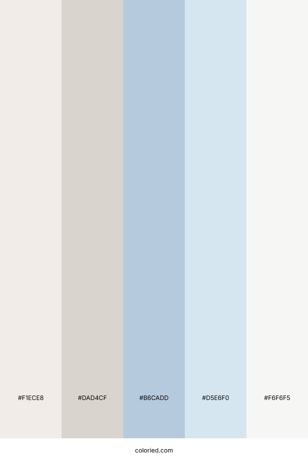 Ivory Sky Horizon Color Palette