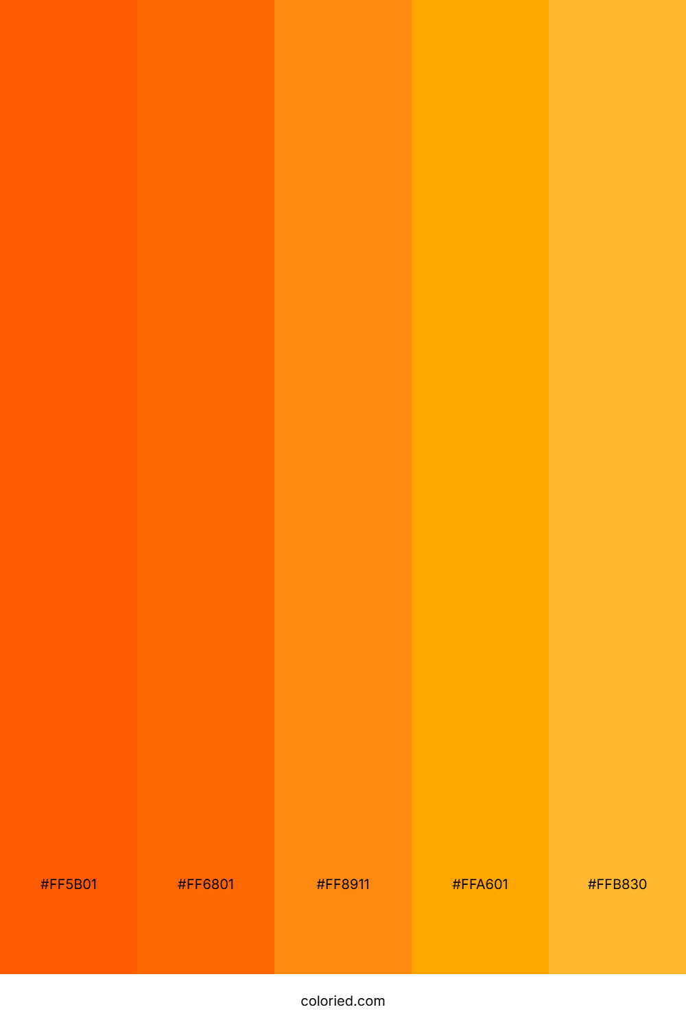 Jack-o’-Lantern Sunset Color Palette