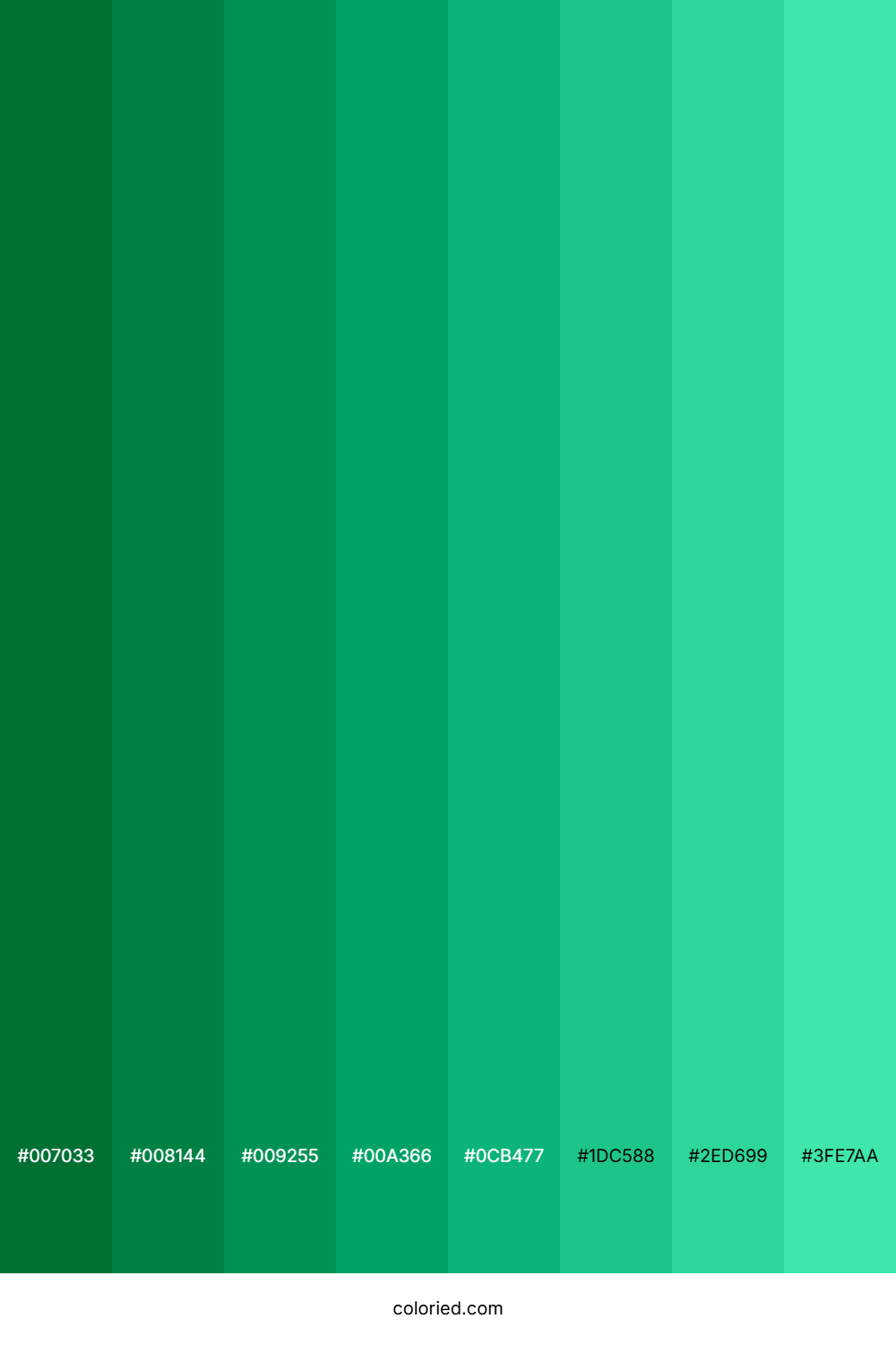 Jade Green Shades