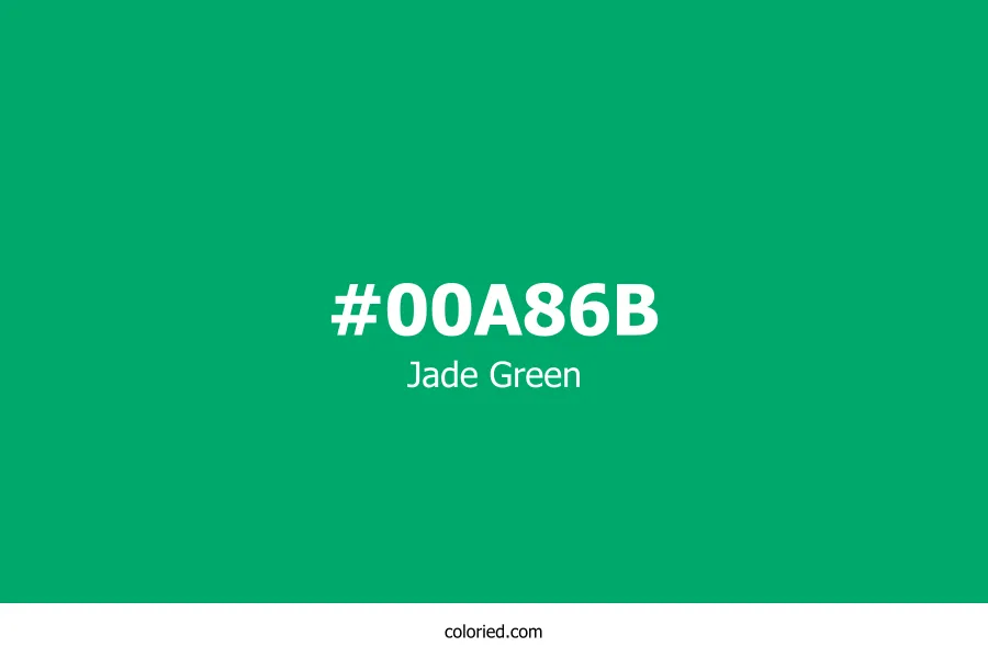 Jade Green Color Hex Code