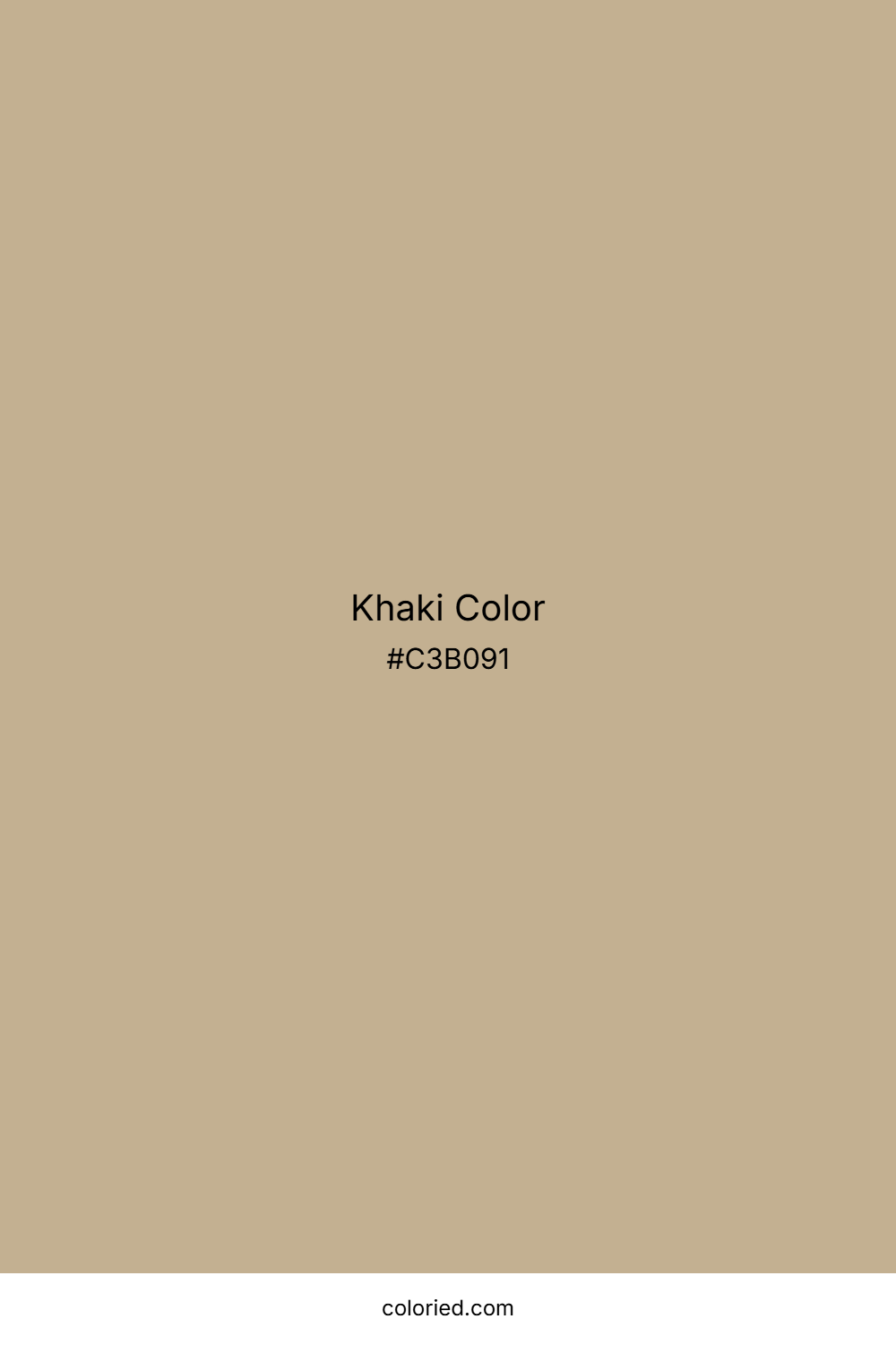 Khaki Color