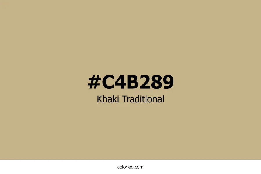 Khaki Traditional Color