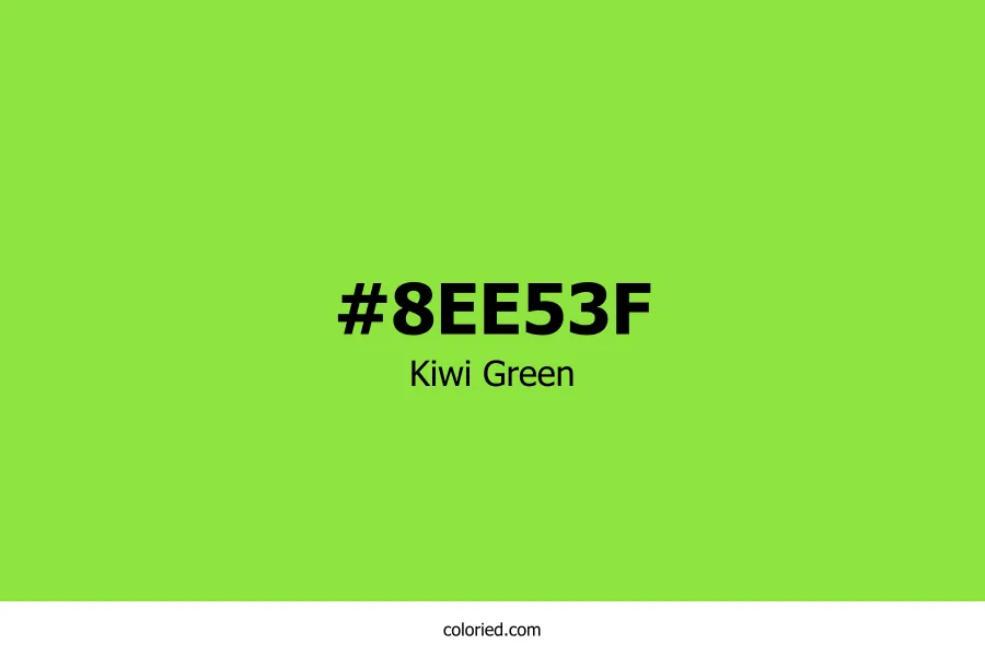 Kiwi Green Color