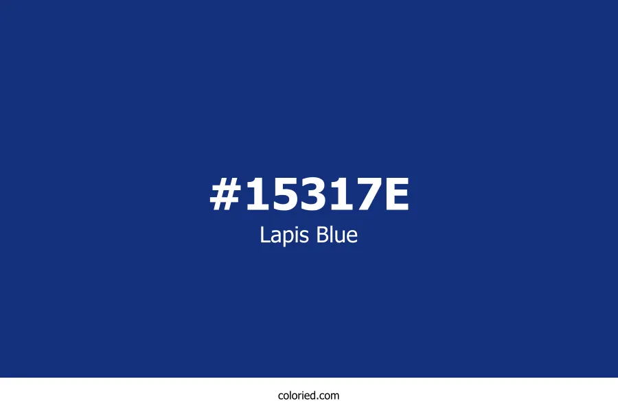 Lapis Blue Color