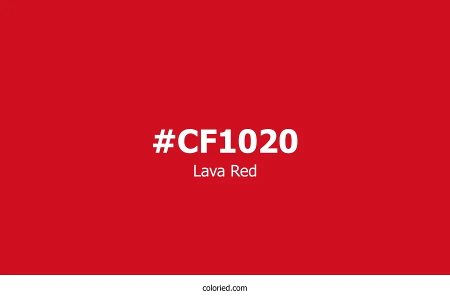 Lava Red Color