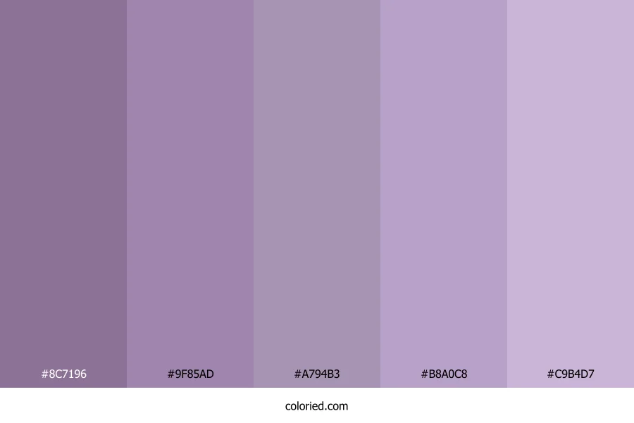 Lavender and Lilac Color Palette