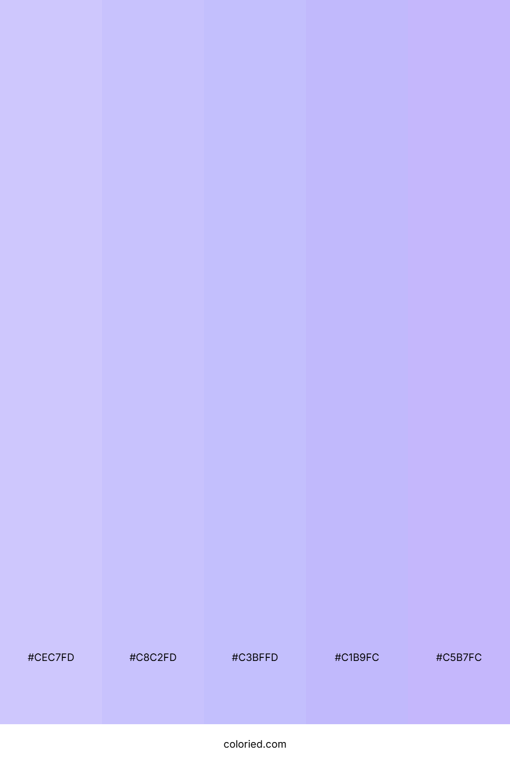 Lavender and Periwinkle Color Palette