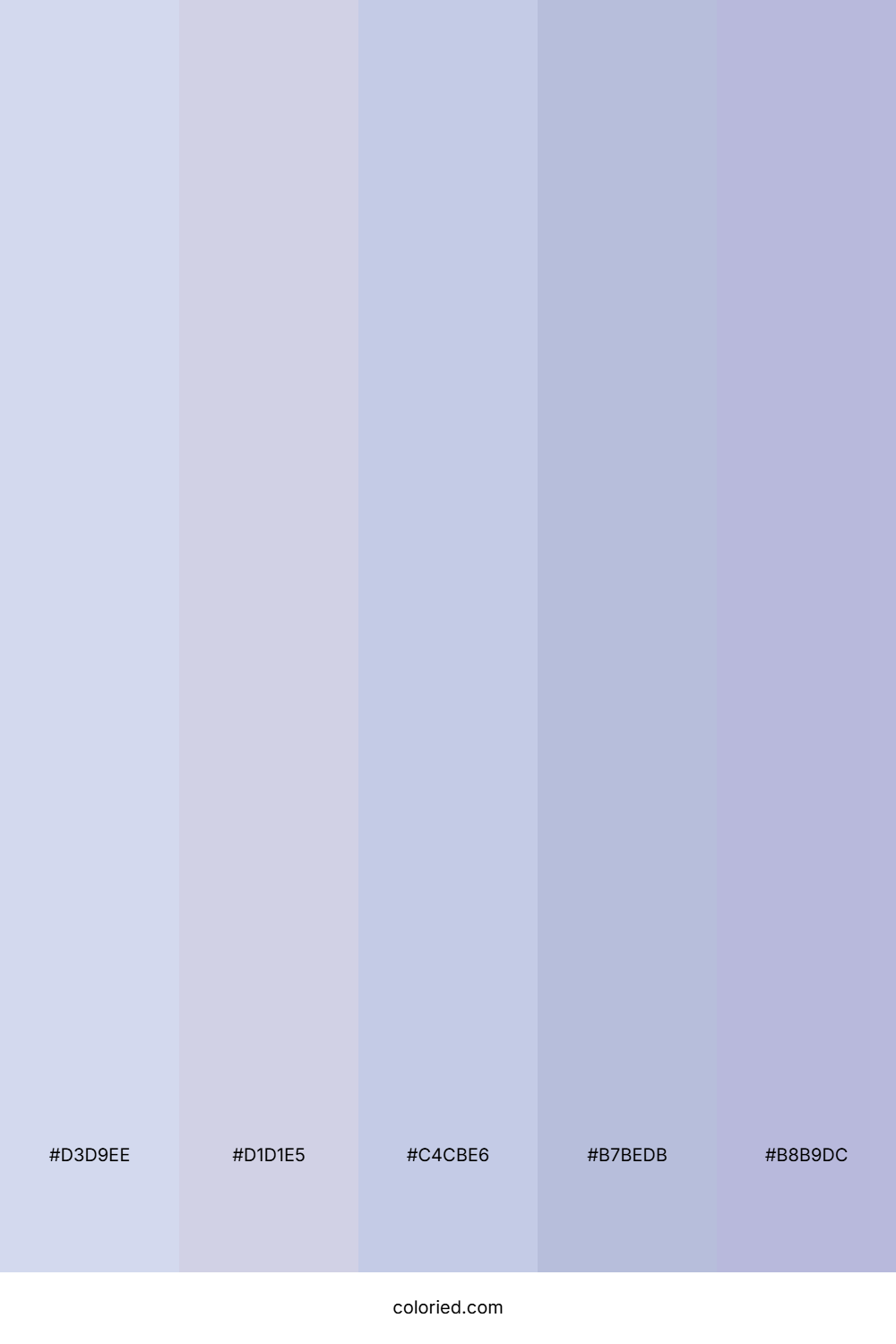 Lavender and Slate Color Palette