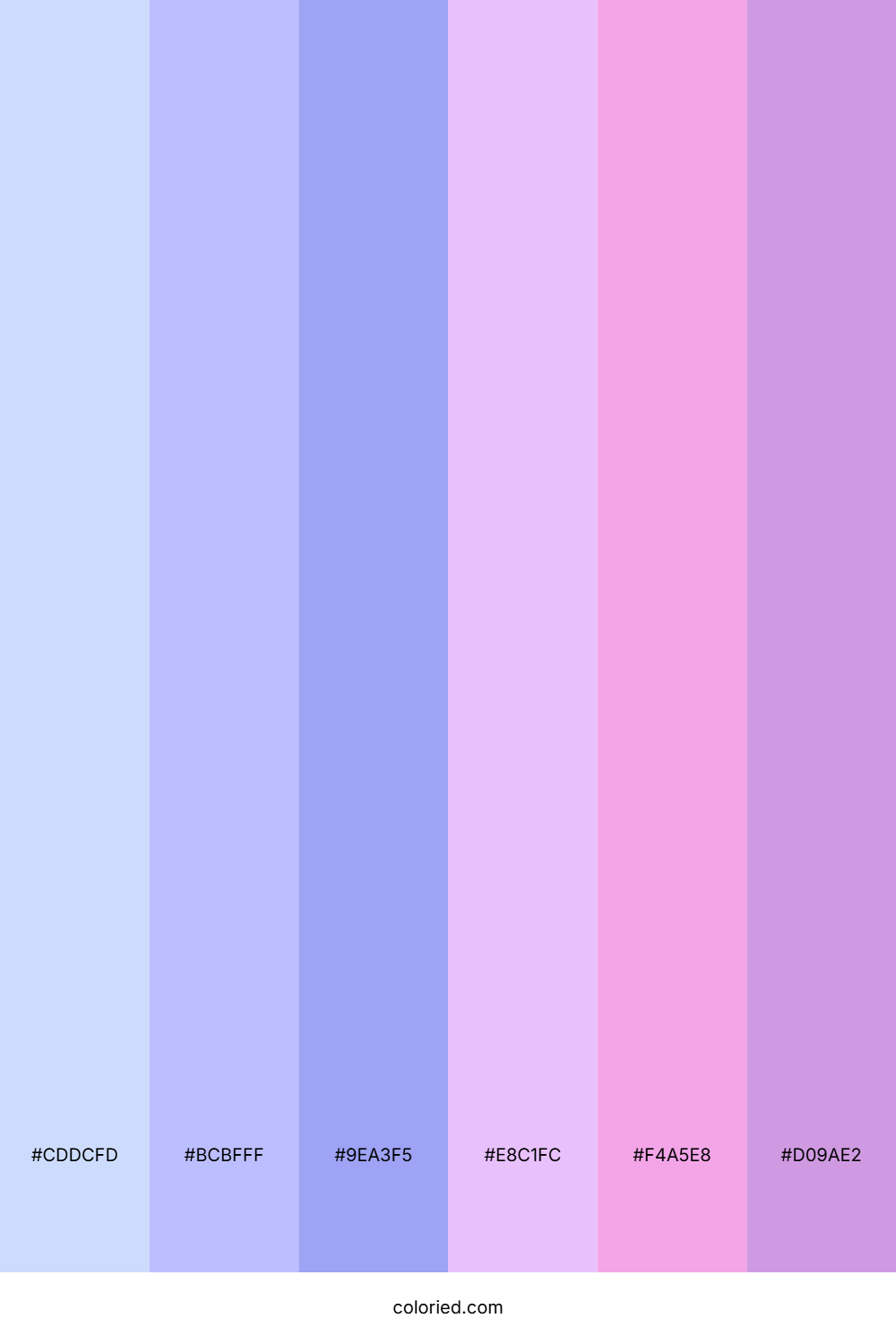 Lavender and Soft Pink Color Palette