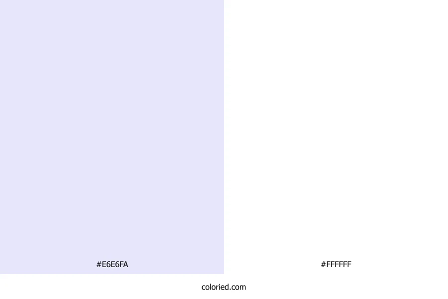 Lavender and White Dress Combination