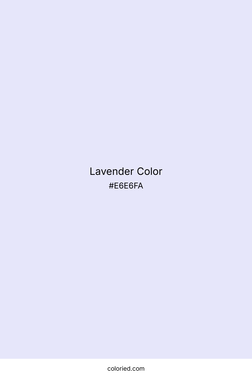 Lavender Color