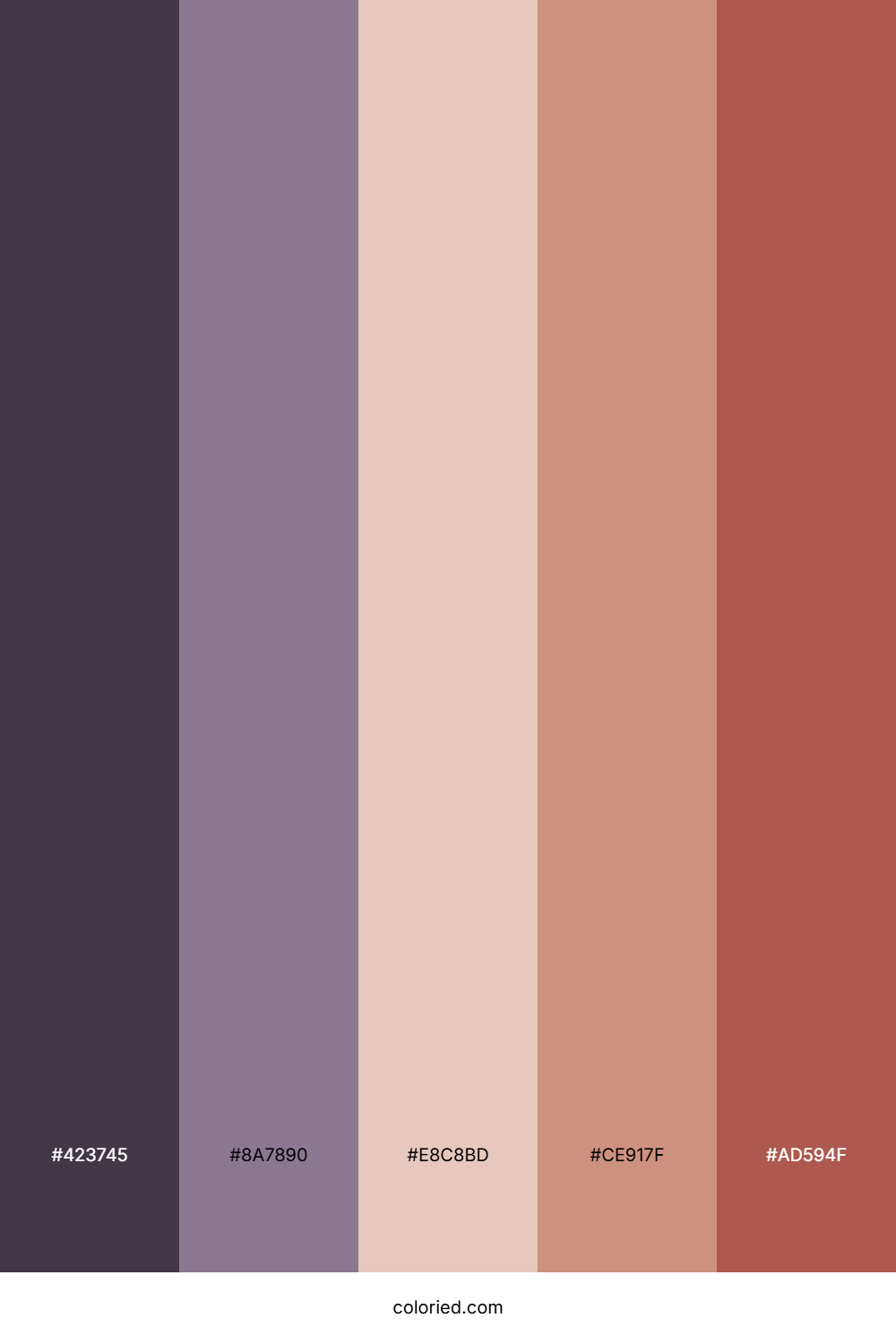 Lavender Dust Mist Color Palette