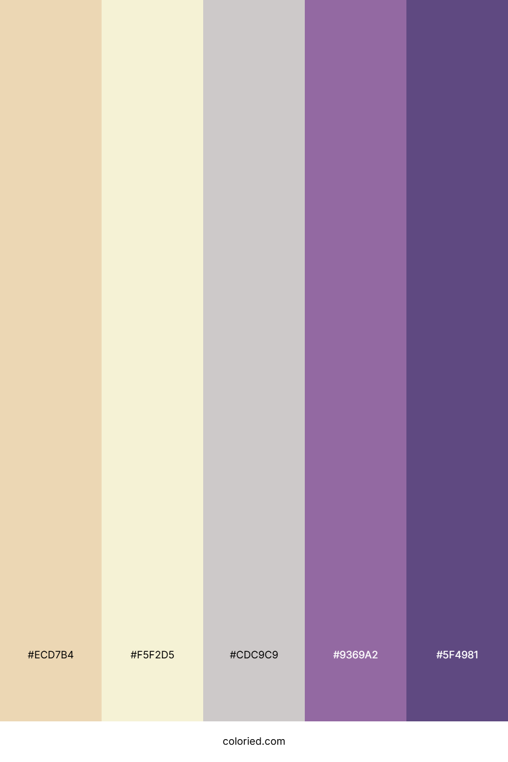 Lavender Evening Dream Color Palette
