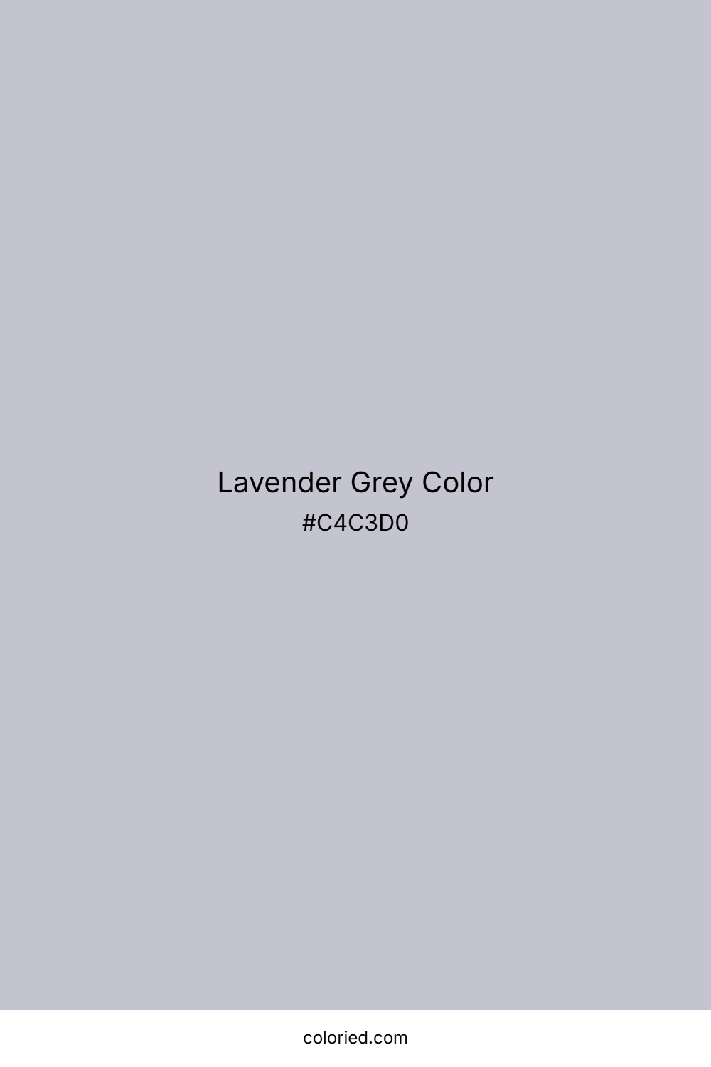 Lavender Grey Color