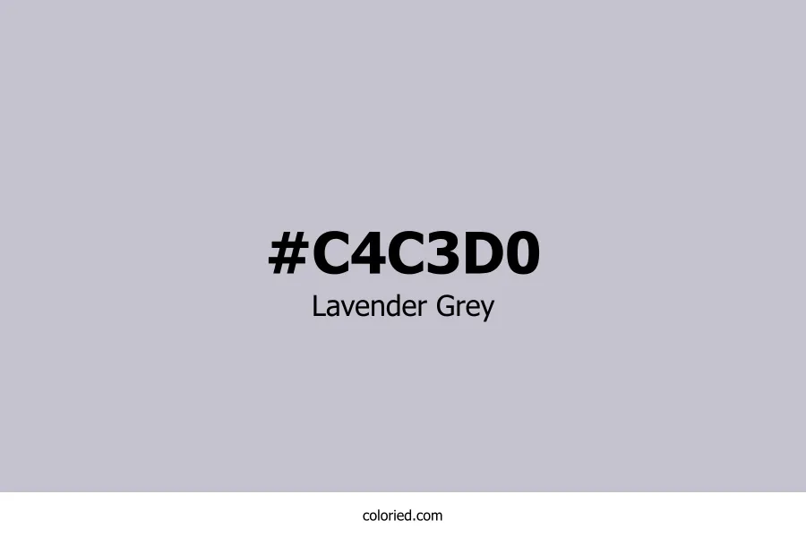 Lavender Grey Color Hex Code