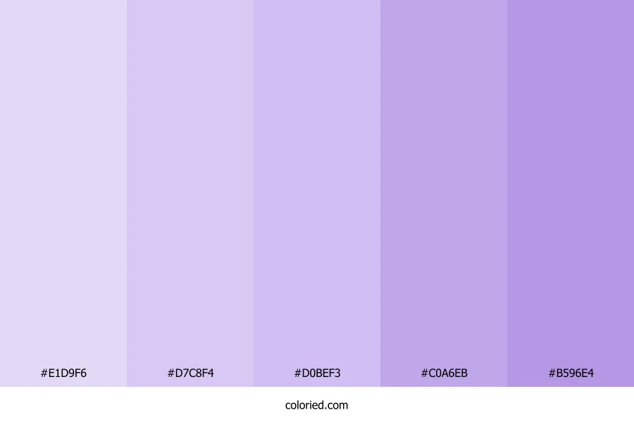 Lavender Haze Bloom Color Palette