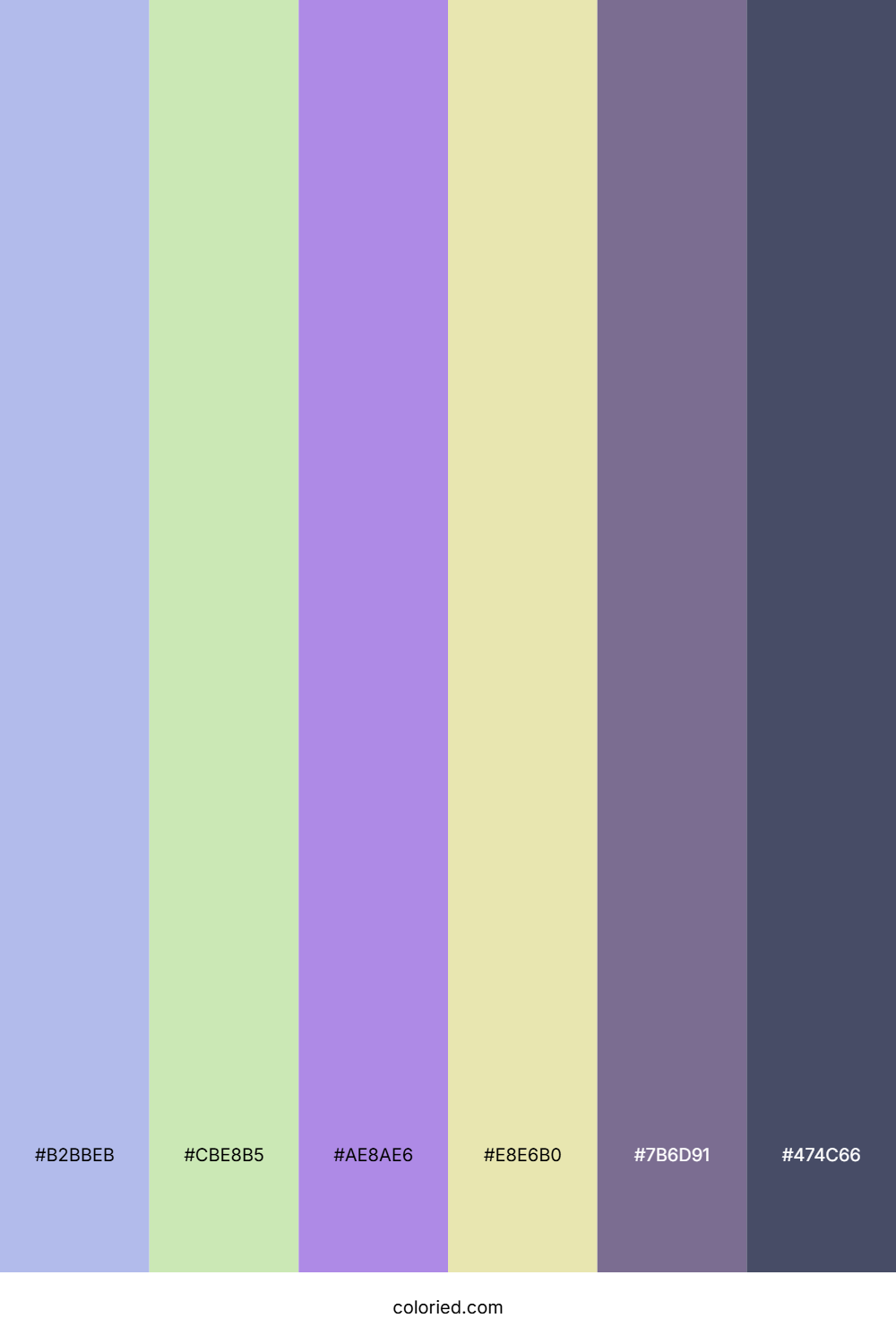 Lavender Mint Glow Color Palette