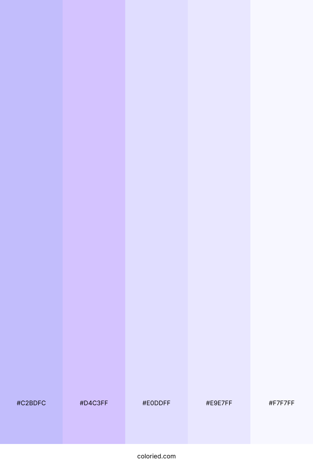 Lavender Mist and Lilac Color Palette