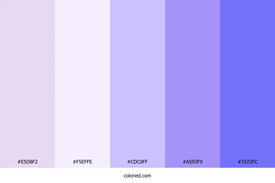 Lavender Mist Fantasy Color Palette