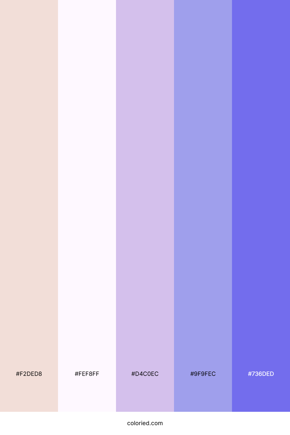 Lavender Mist Haze Color Palette