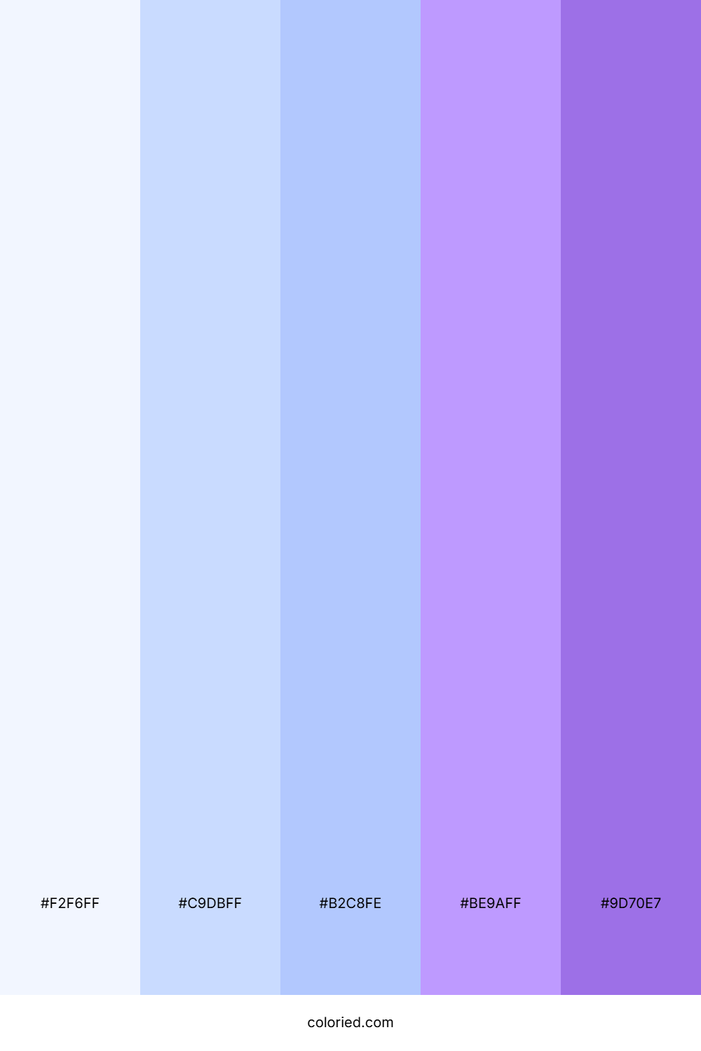 Lavender Mist Horizon Color Palette