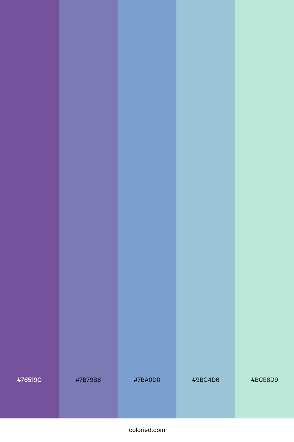 Lavender Mist Ocean Palette