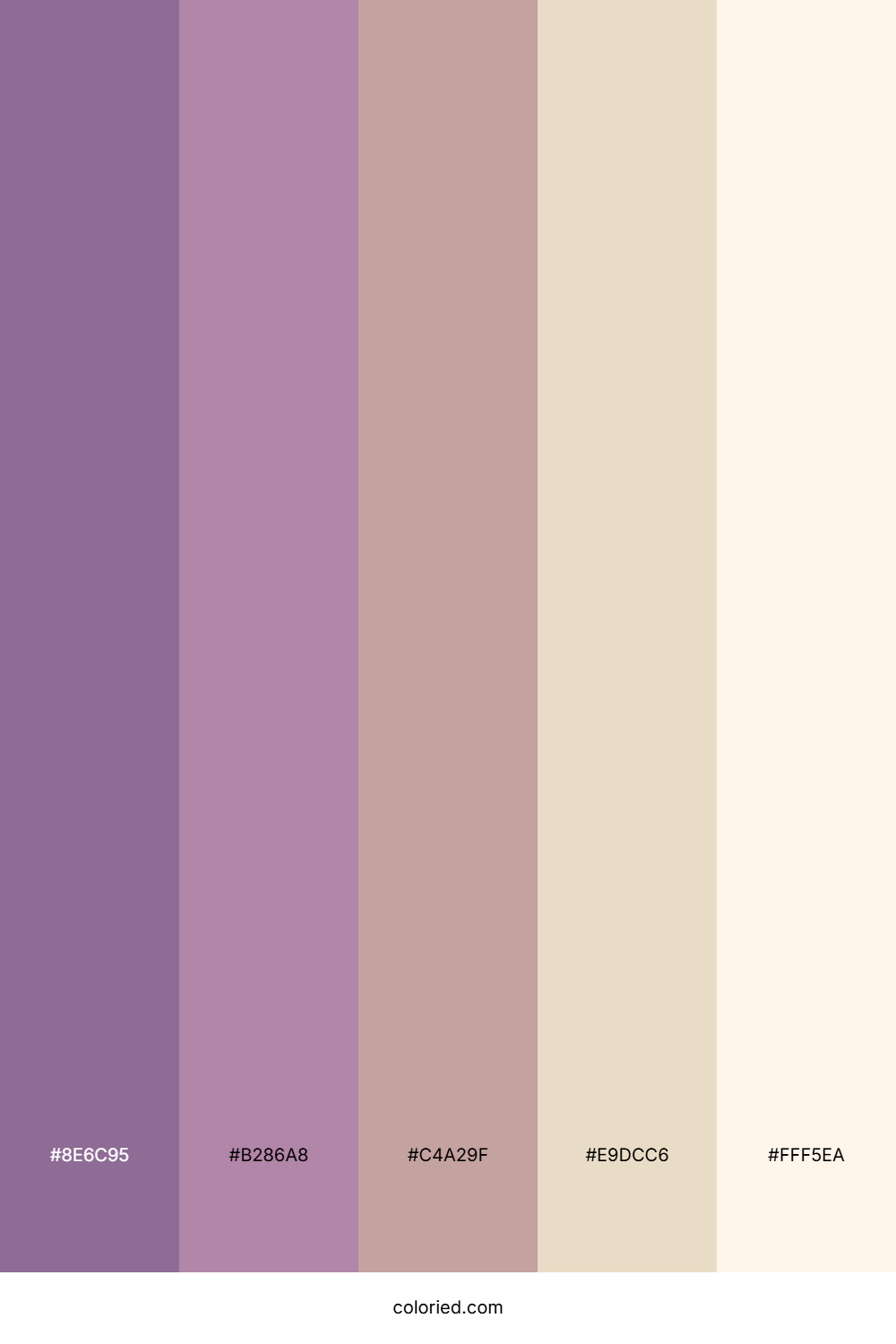 Lavender Orchid Sky Palette